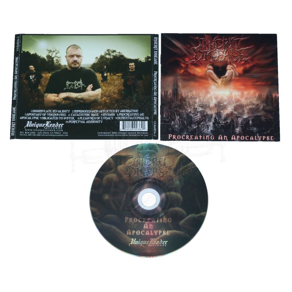 ORIGINAL & BERLISENSI - CD - INHERIT DISEASE - PROCREATING AN POCALYPSE | TECHNICAL BRUTAL DEATH MET