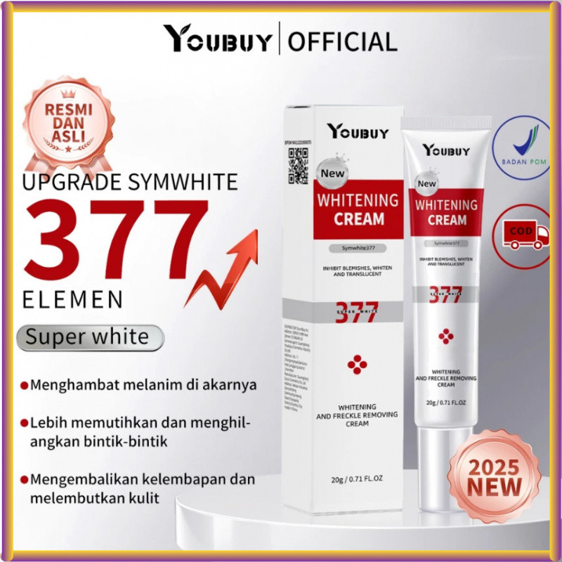 Pelembab Youbuy Whitening Cream Freckle Removing Cream Krim Pemutih Penghilang Flek Hitam