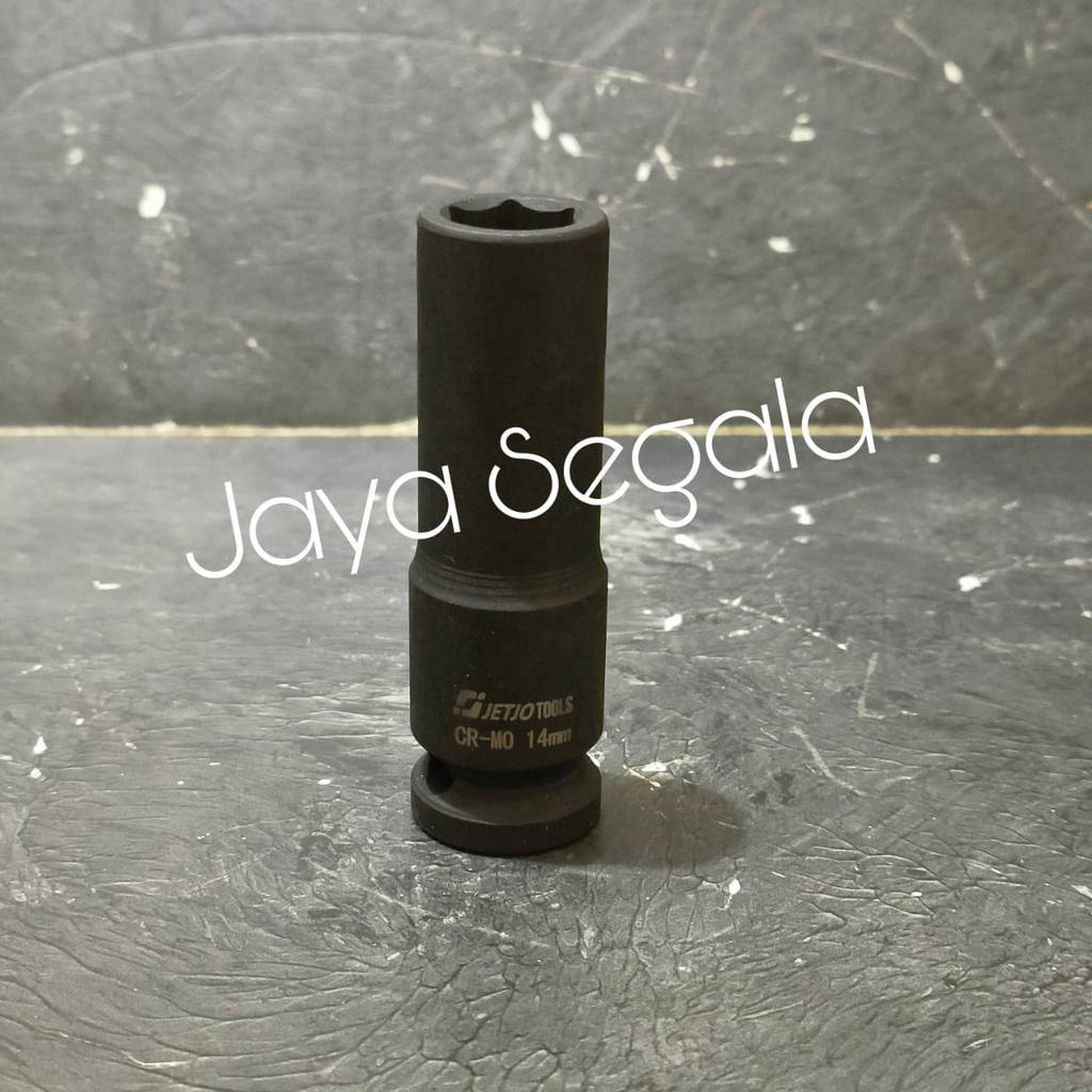 Mata sok impact panjang DR 1/2" 14mm Socket Kunci shock 14 MM Long