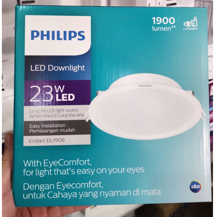 Lampu LED Downlight Philips DL190B Eridani 23Watt / PHILIPS ERIDANI 23W