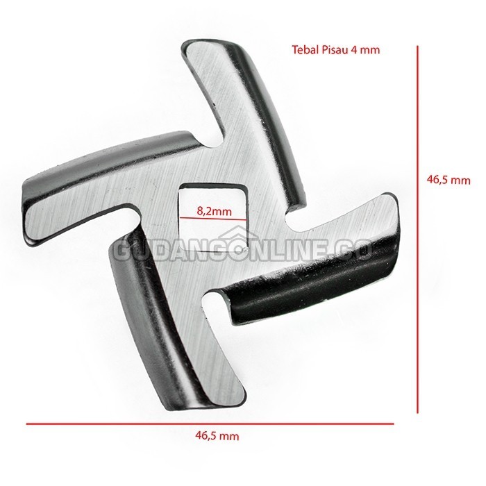Sparepart Mata Pisau Gilingan Daging Meat Grinder FOMAC MGD G31