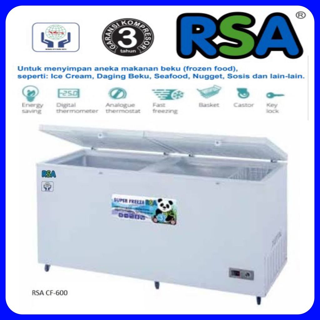 Chest freezer RSA 600 liter CF 600