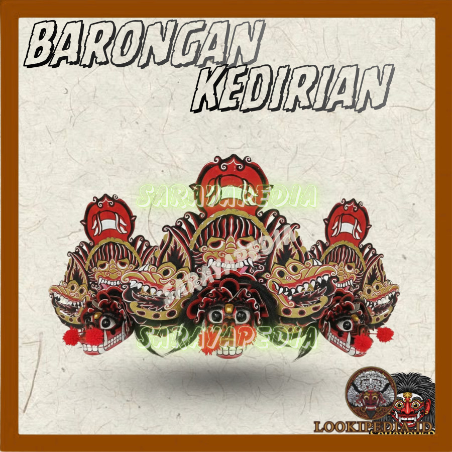 Barongan Kucingan Kedirian Ukuran 15 Barongan Pentas Premium LKP LKP