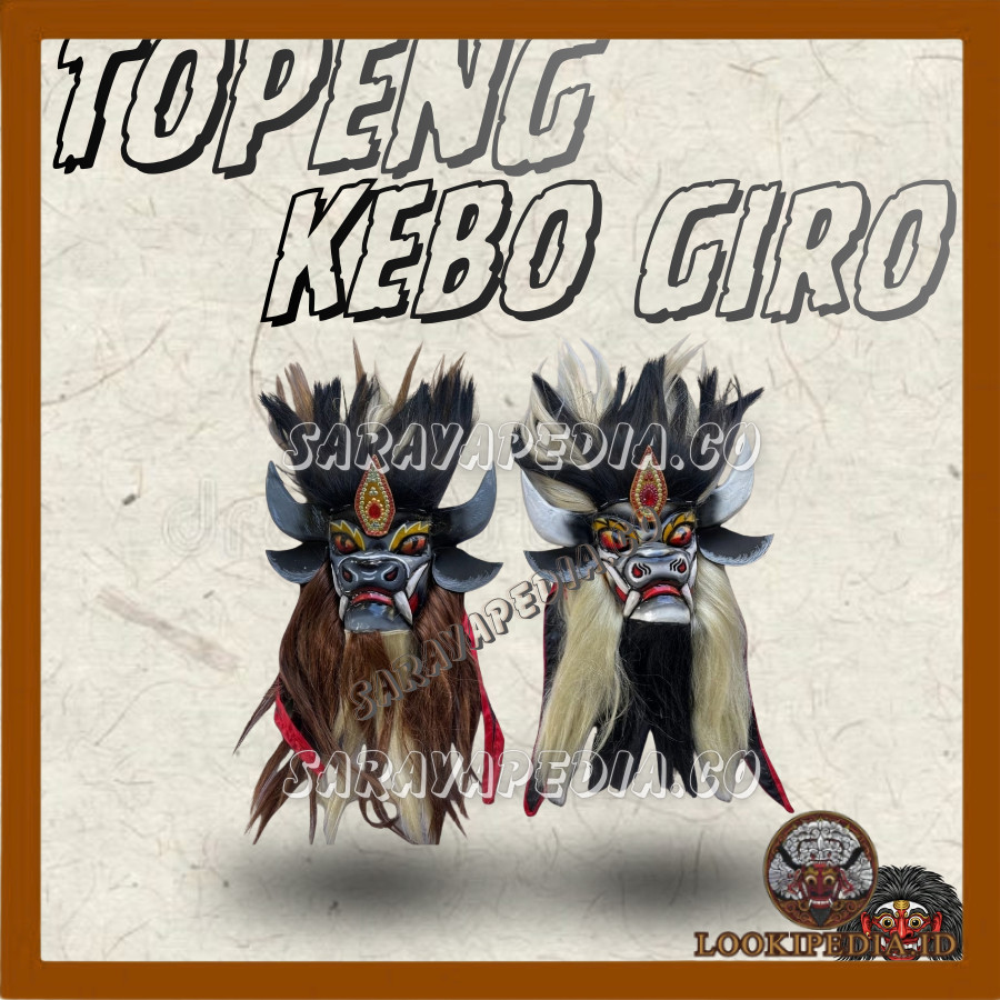 Topeng Kebo Giro Premium Topeng Pentas LKP LKP
