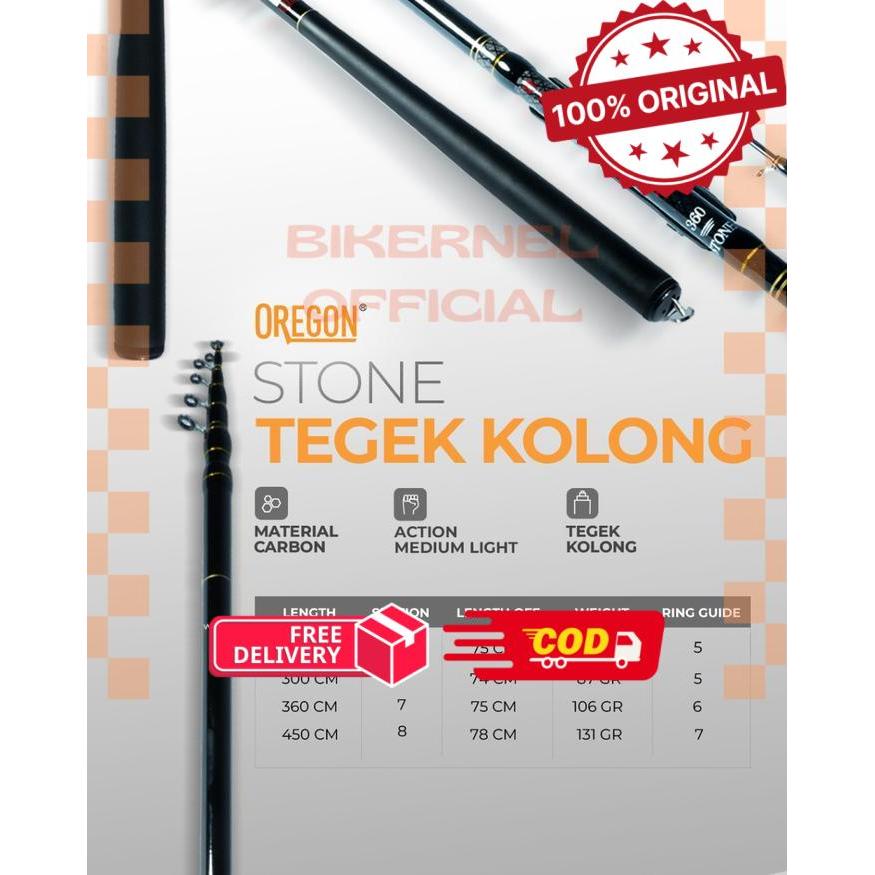Joran Tegek Kolong Oregon Stone - 270 -biken