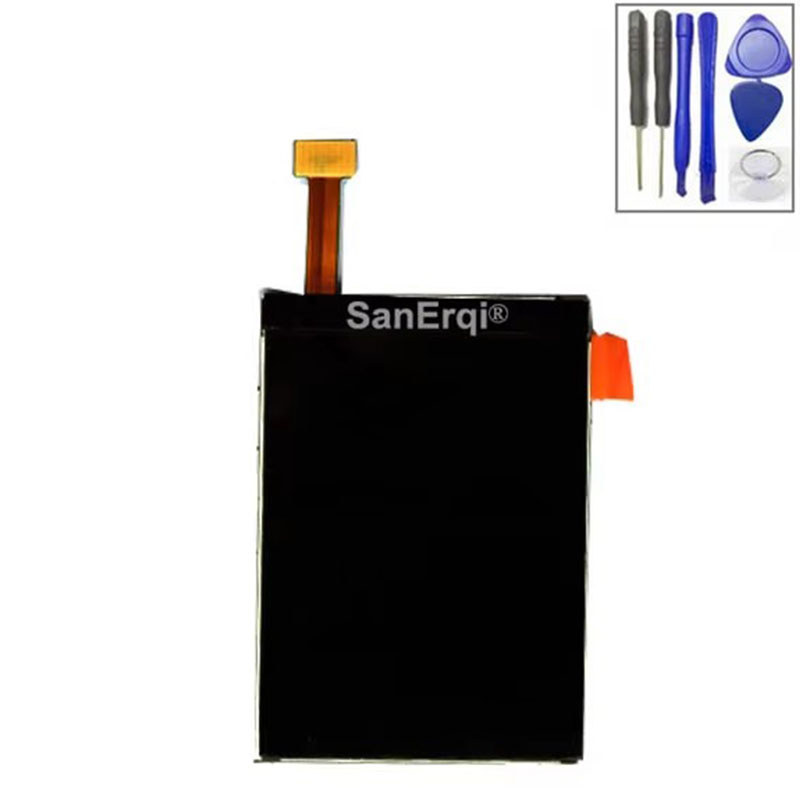 SanErqi LCD Screen Digitizer Display For Nokia Asha 206 207 208 515 Dual SIM Repair Replacement With