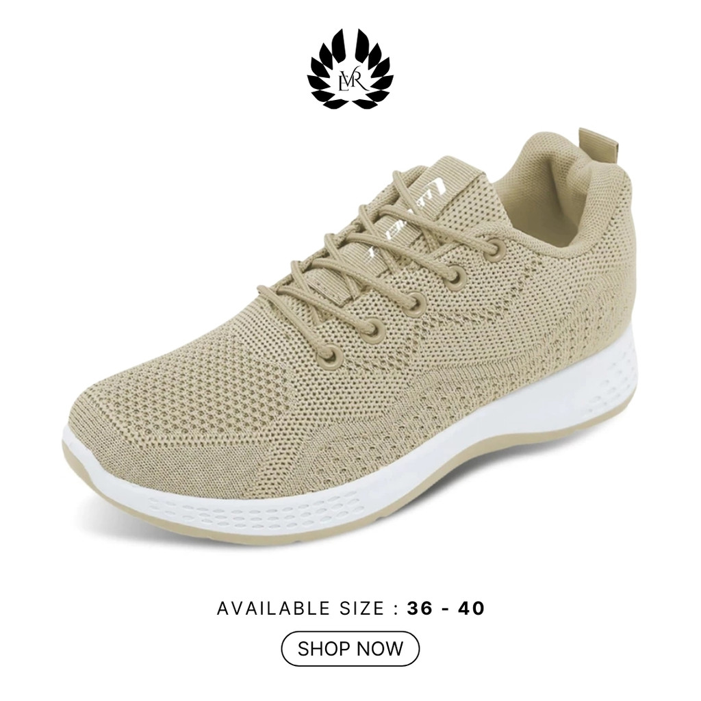 EVR Jessica Sepatu Sneakers Wanita Sport Shoes Bertali Terbaru LV0434