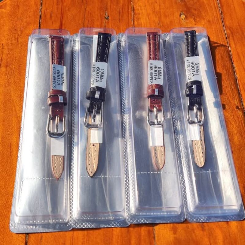 STRAP TALI JAM TANGAN KULIT 8MM 10MM LEATHER TALI JAM WANITA