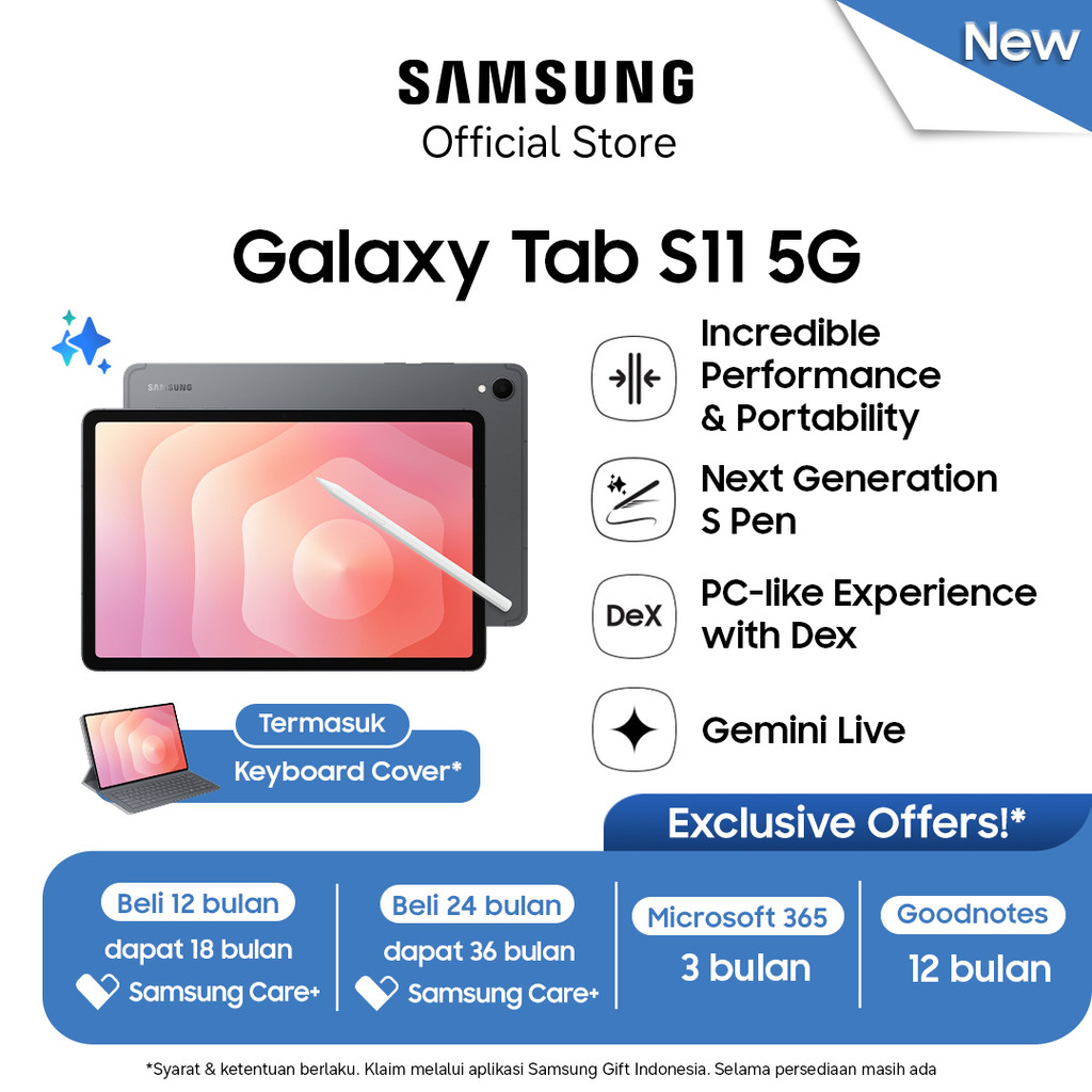 Samsung Galaxy Tab S11 5G 12/256GB - Gray