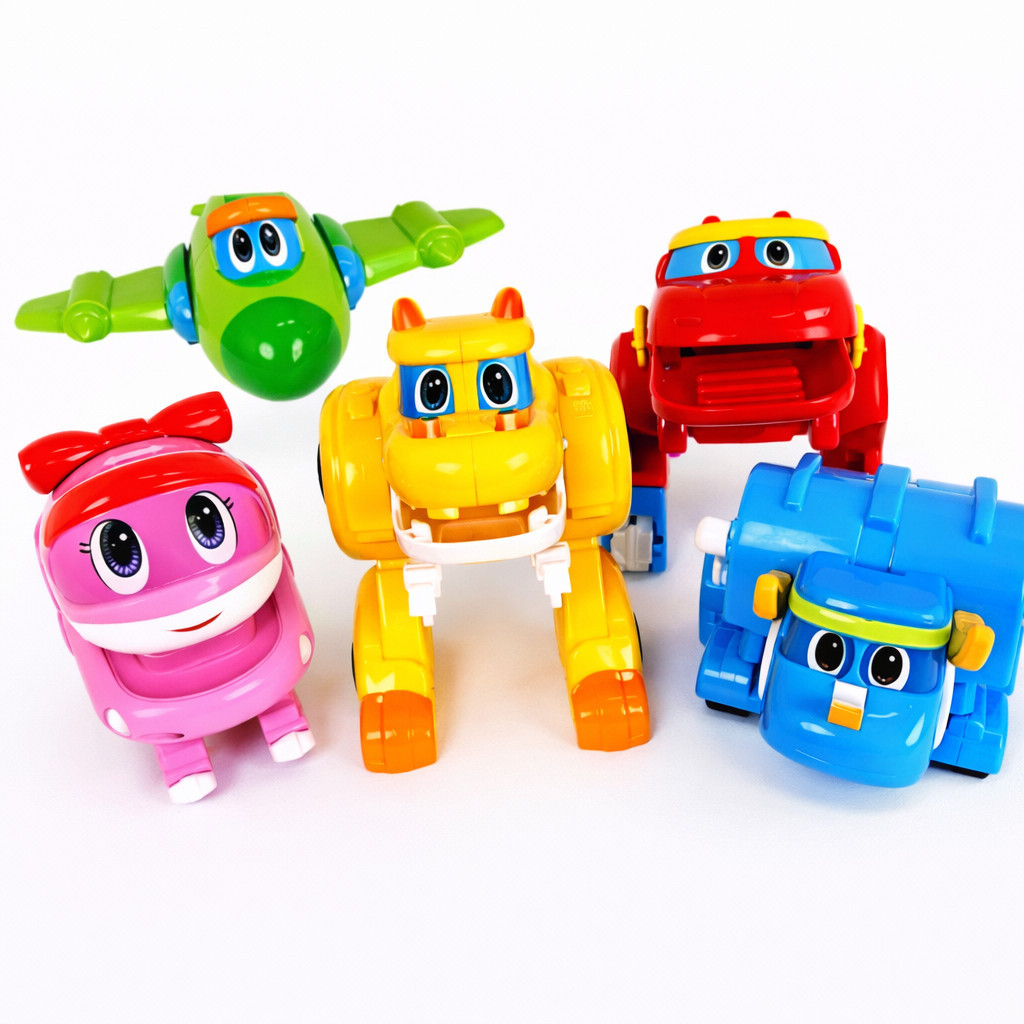 Mainan Anak GoGo Dino Berubah – Momo Dino Transformer Robot