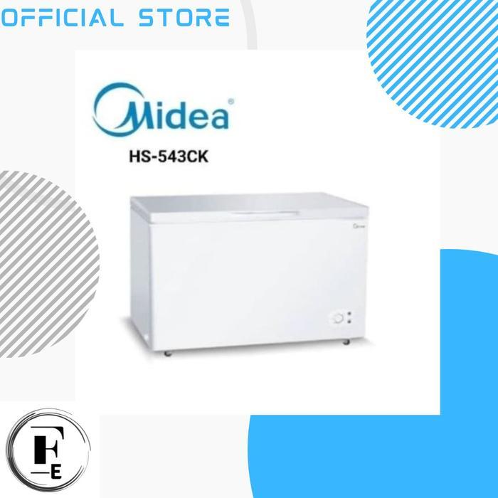 Midea HS-543CK Chest Freezer 500 liter HS543CK FREEZER BOX PROMO TERMURAH GARANSI RESMI