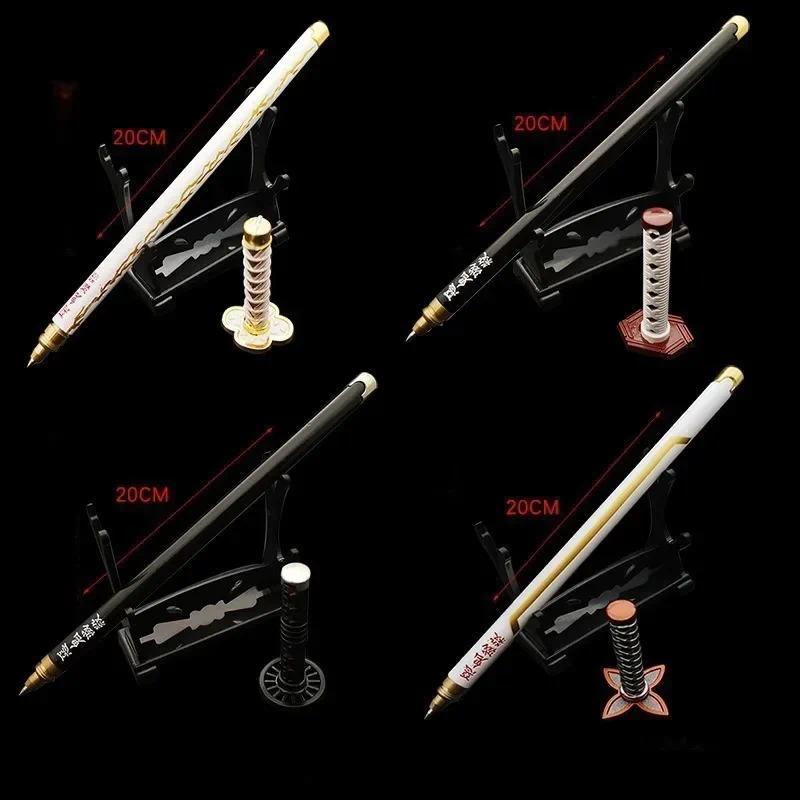 Anime Katana Ballpoint Pen Metal Shinobu Sword Samurai Sabre Japanese Katana Anime Tanjirou Ball Pen