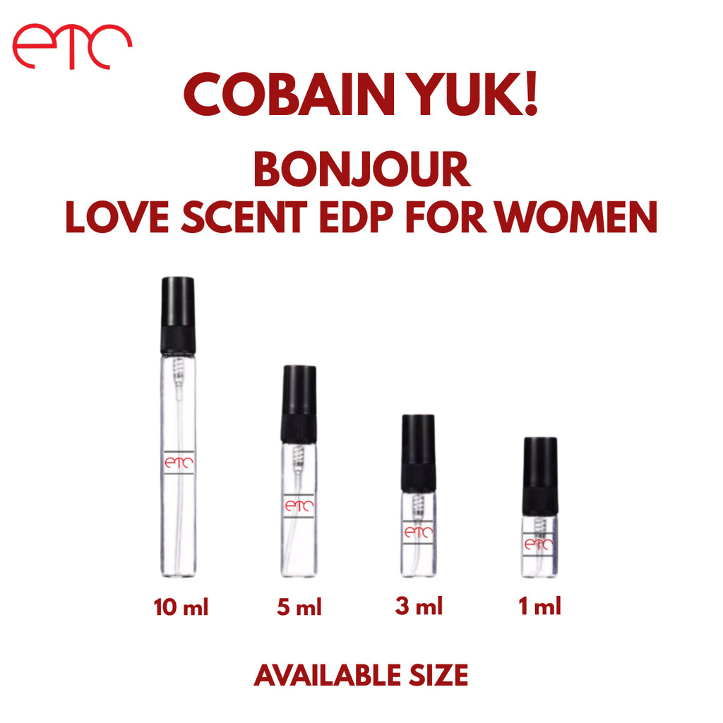 DECANT Parfum Bonjour Love Scent EDP for Women