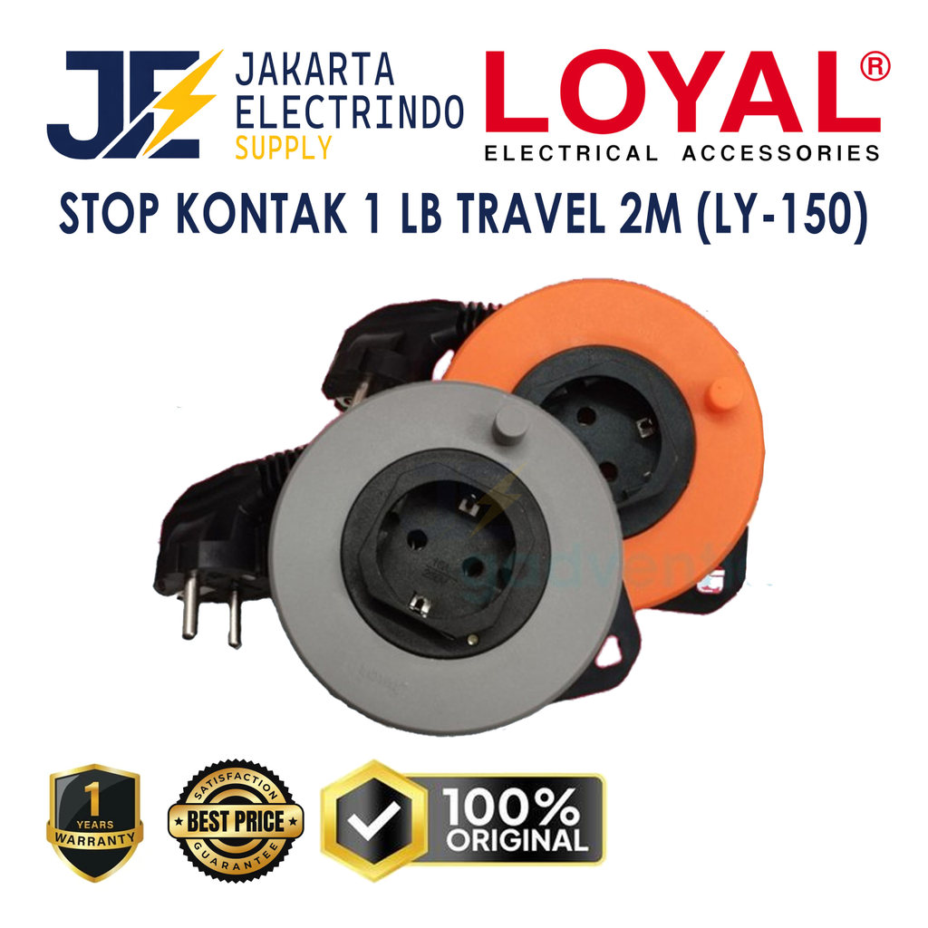 Loyal Kabel Roll 2 Meter Box Mini Travel SNI - LY-150 / LY150