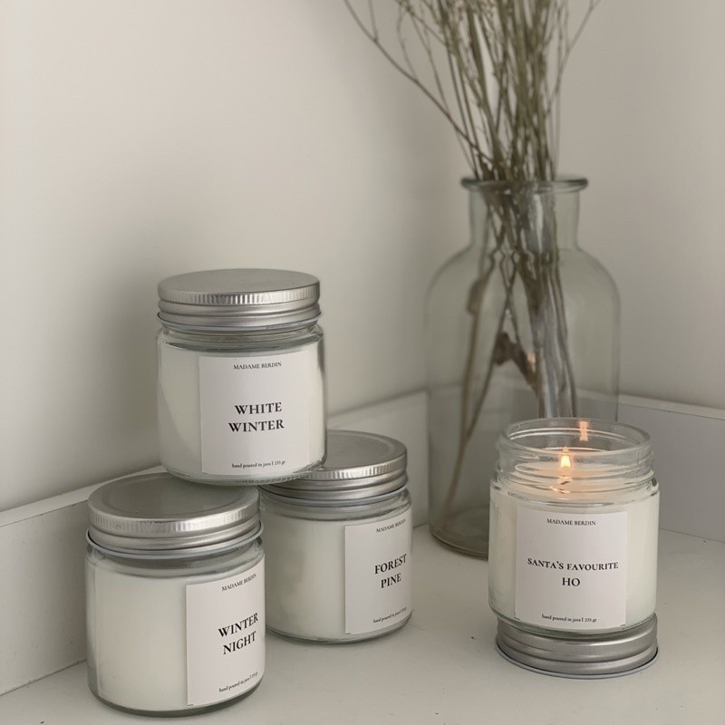 Lilin Aromaterapi WINTER SERIES by madame berdin Scented Candle 235gr in jar | Lilin aromaterapi | G