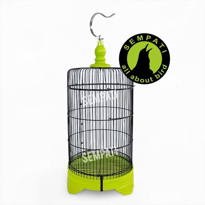 SANGKAR BESI IMPORT KANDANG BURUNG PLECI CIBLEK KOLIBRI DLL SPBIM - Hijau