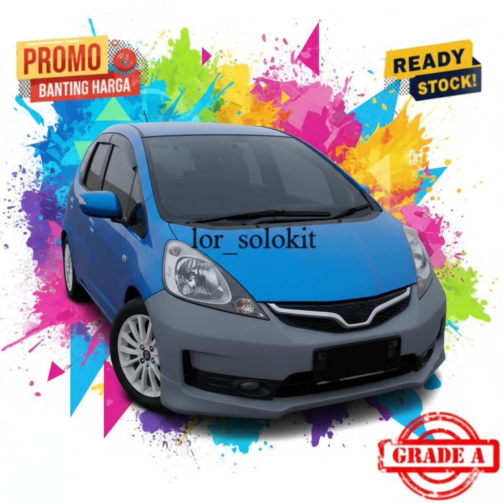 [READY] Bodykit Bemper Upgrade Honda Jazz Ge8 2008-2011 To 2012 Facelift Mmc