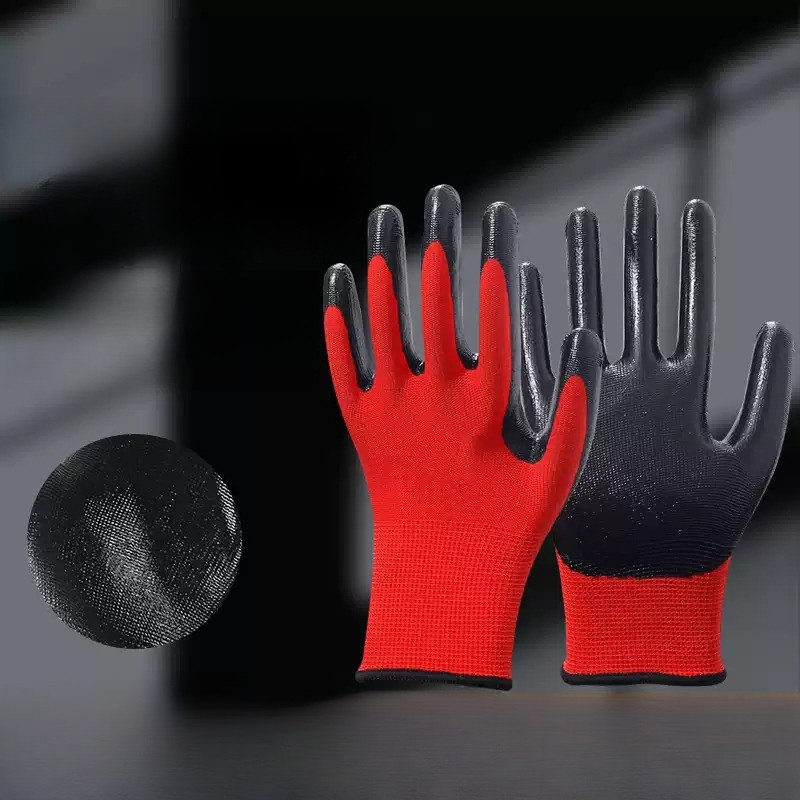 12pcs Sarung Tangan Kerja Cuci Piring Kaos Tangan Latex Safety Karet Tebal Kebun Anti Duri Sawit Pro