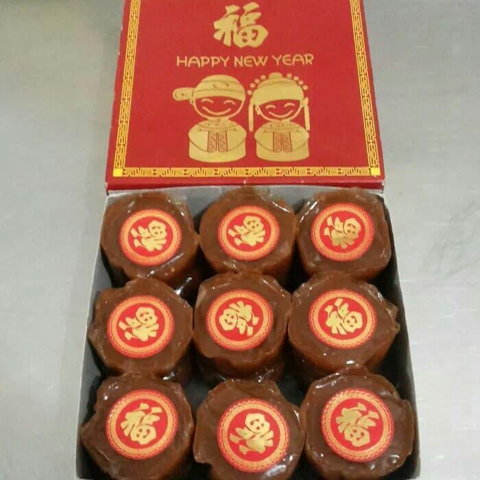Kue Dodol Cina /Kue Keranjang / Kue Khas Imlek MINI ( Box isi 18 )