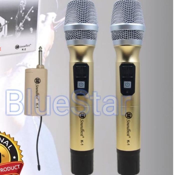 Mic Wireless Soundbest K2 Receiver Charger