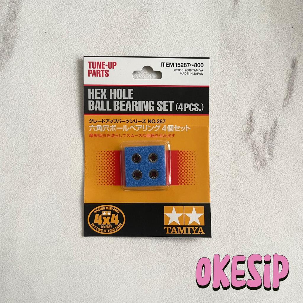 15287 Hex Hole Ball Bearing set (4pcs) - Original Tamiya