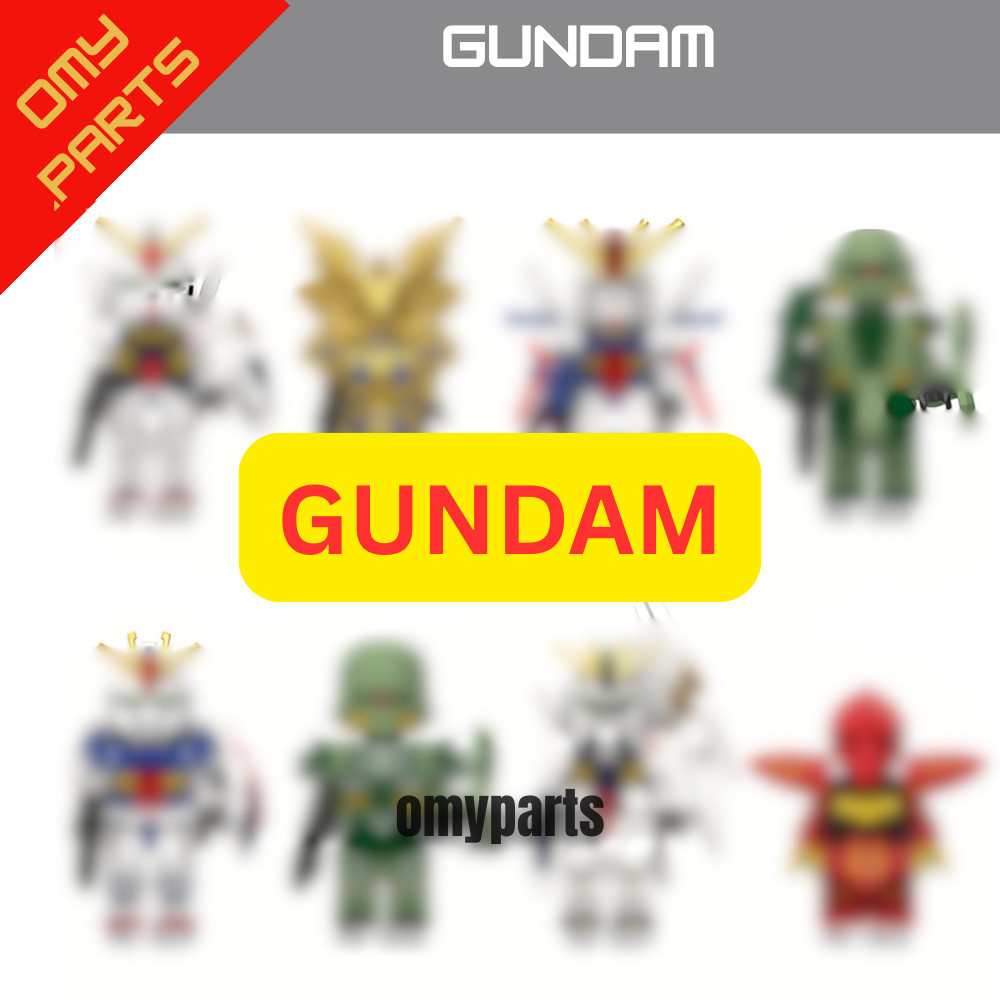 GUNDAM - MAINAN BALOK FIGURE MINI UNTUK PAJANGAN RUMAH