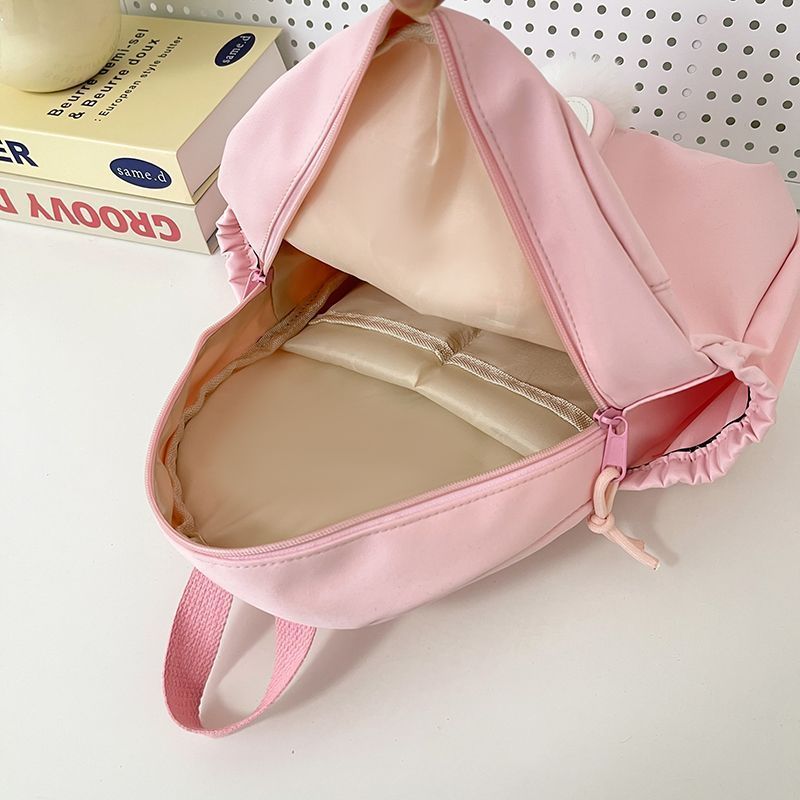 2026 tas ransel telinga kelinci lucu bernilai tinggi wanita gadis kecil anak-anak tas sekolah kecil 