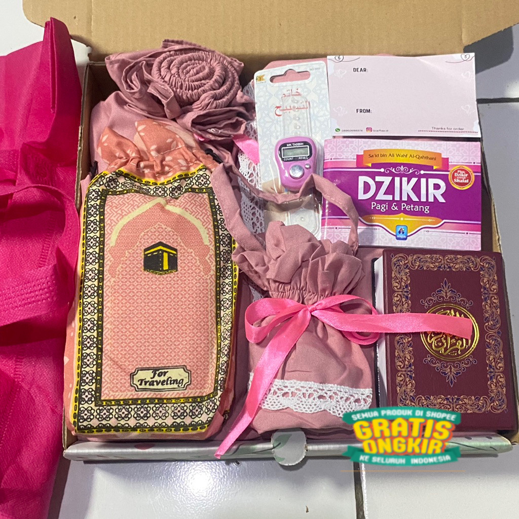 HAMPERS MUKENAH / HAMPERS LEBARAN / KADO MUKENAH / souvenir spesial custom