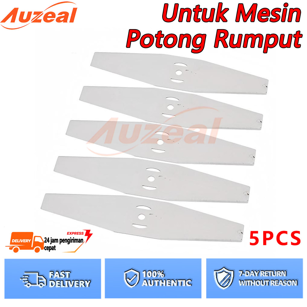 Auzeal 5pcs Pisau Mesin Potong Rumput/pisau Potong Rumput/mata Pisau Mesin Potong Rumput/pisau Poton
