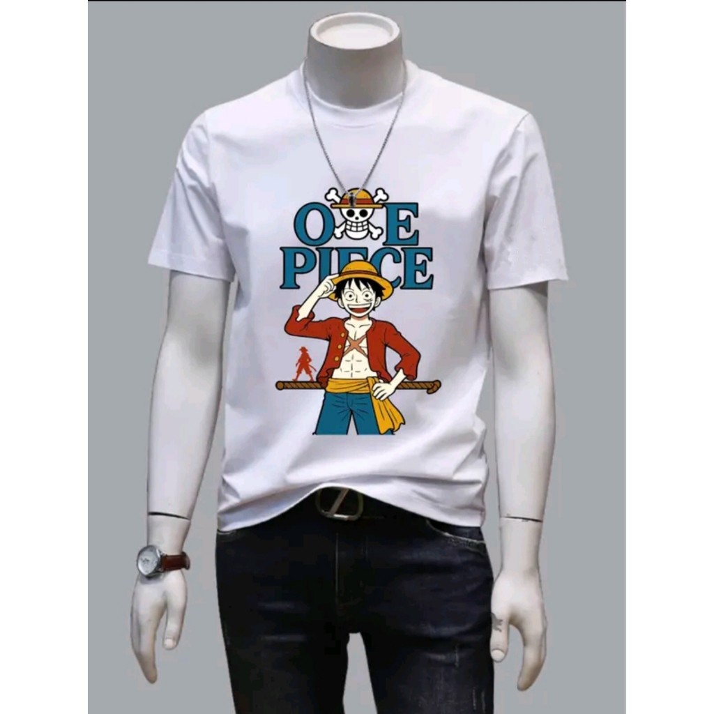 COD (Dikirim dalam 24 jam)MIEMIE. KaosPria dan wanita lengan pendek dewasa | Baju Oblong Motif Onepi