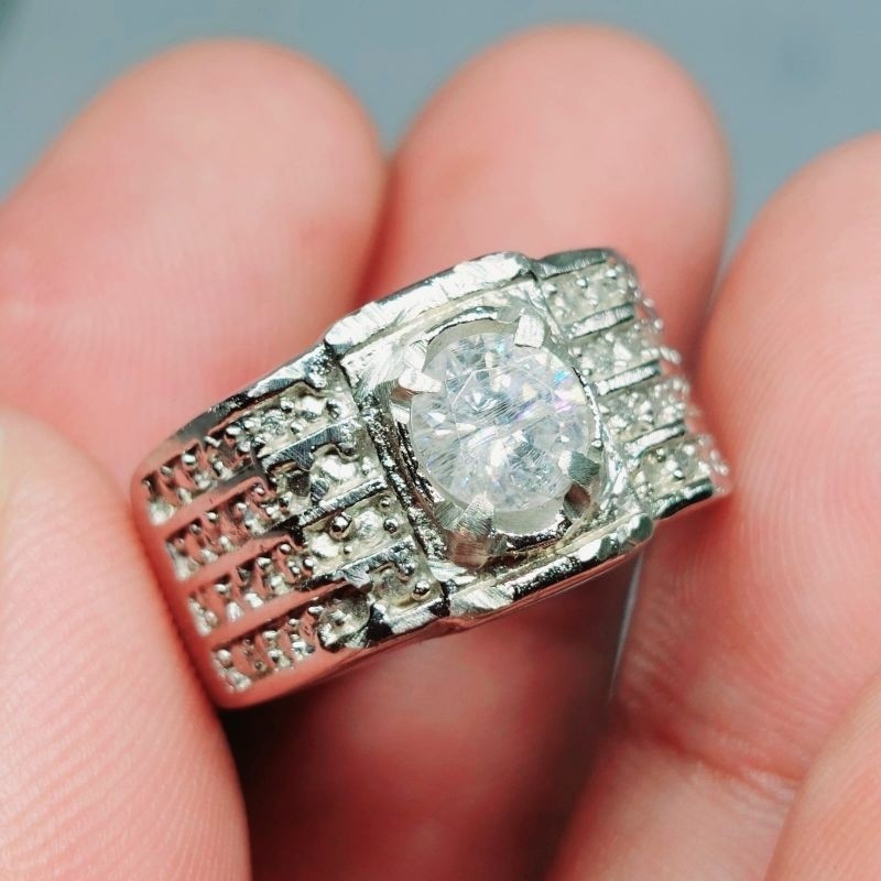 cincin moissanite simulan diamond / berlian moissanite