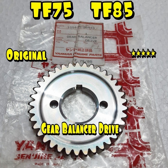 Gigi Gear Balancer Drive Yanmar TF75 TF85 TF 85 TF-75 TF-85 Original