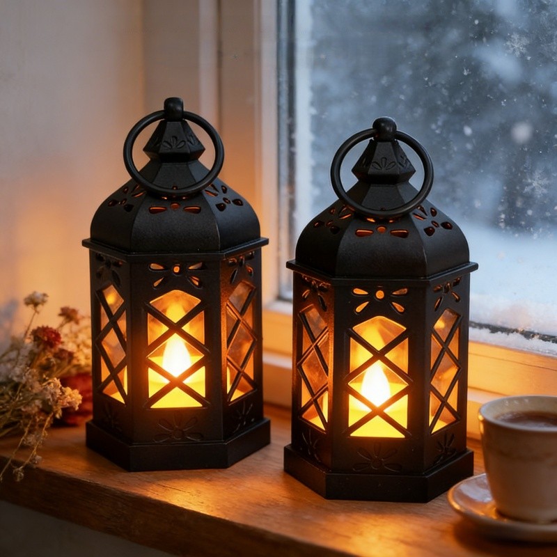 Lampu Lentera Ramadhan/Lentera LED Idul Fitri/Dekorasi Eid Mubarak Lentera Led Kubah Masjid/Dekorasi