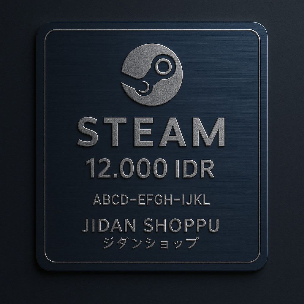 [SWC] Steam Wallet 12.000 IDR by Jidan Shoppu Voucher - BARU
