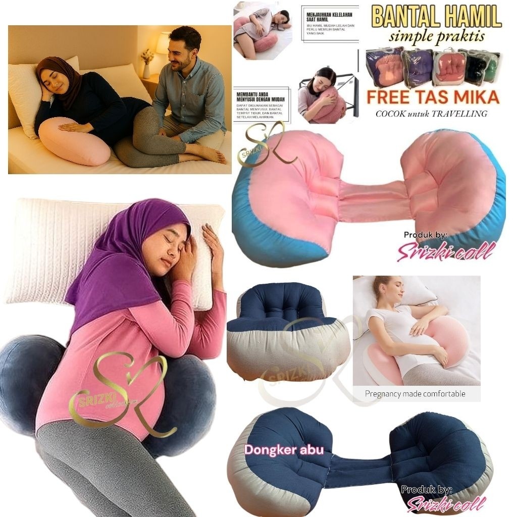 Bantal hamil penyangga perut JUMBO PREMIUM  simple,NYAMAN & praktis  bantal penyangga perut ibu hami