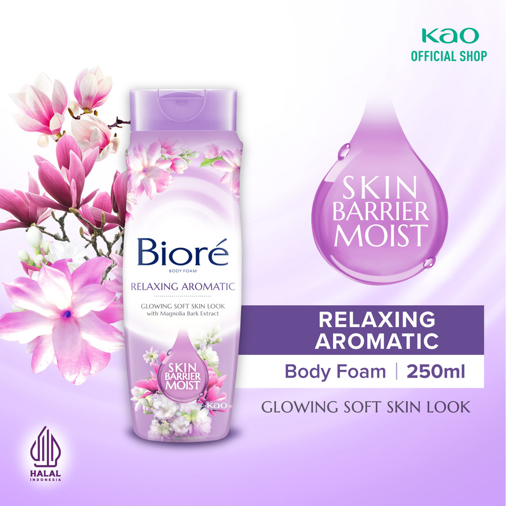 Biore Beauty Sabun Mandi Cair Pelembab Kulit Relaxing Aromatic Jasmine Aroma Botol 250 ml - Sabun Ca