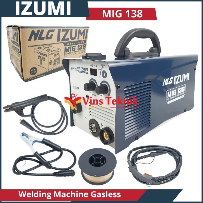 IZUMI MIG138 Mesin Las Travo Listrik Non Gas Welding Machine Gasless MIG 138