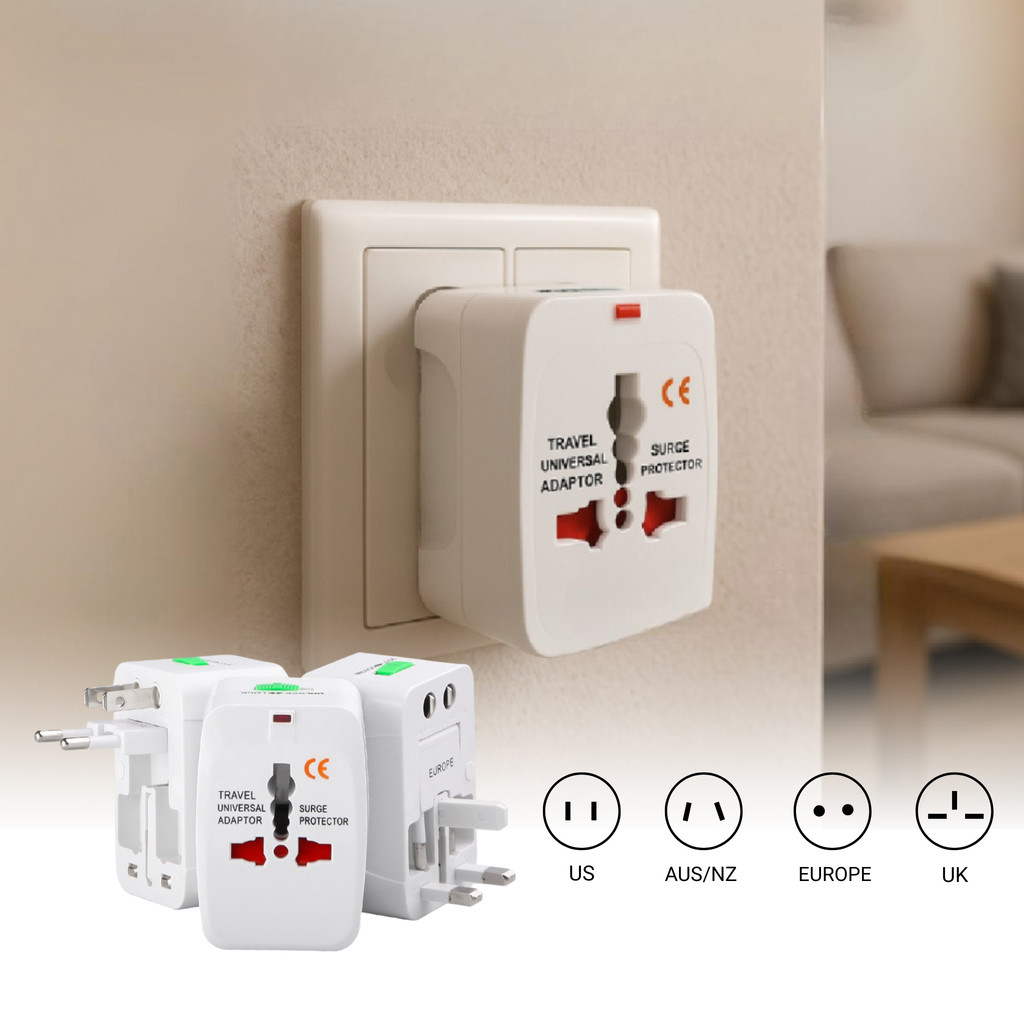 Adaptor Universal Colokan Listrik Universal Travel Adaptor Universal Untuk Traveling Stop Kontak Lis