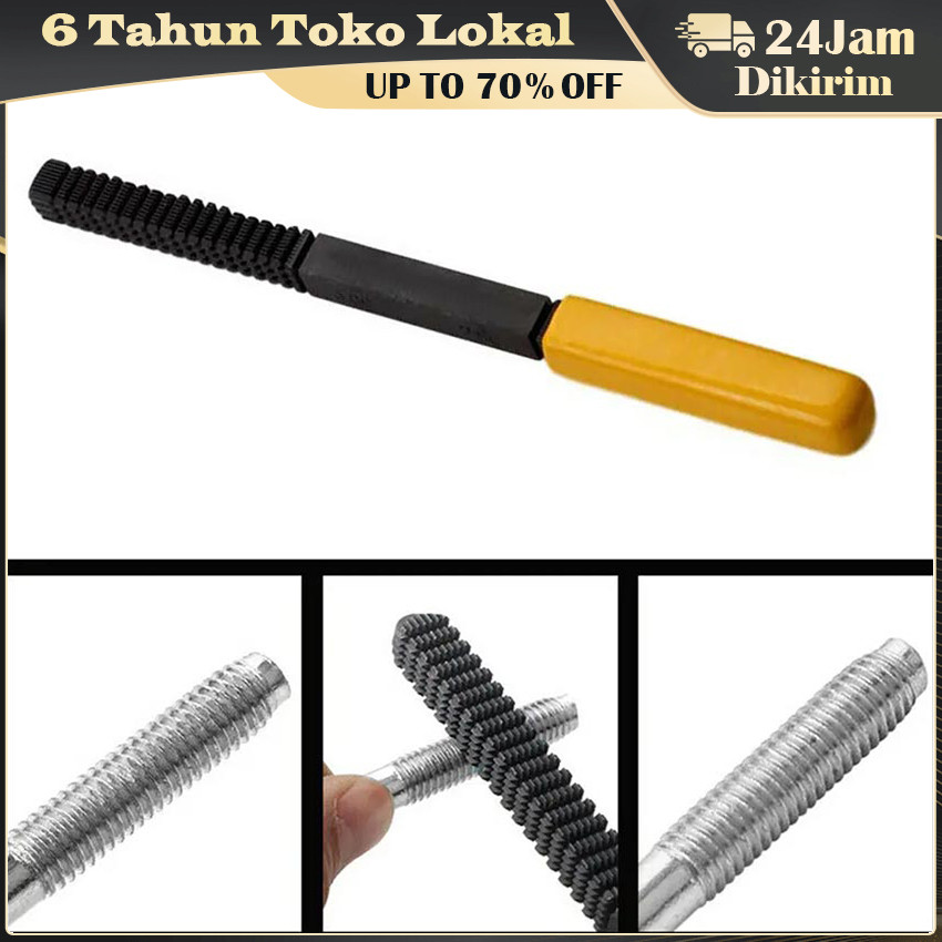 Kikir Drat Baut 8 In 1 Thread File / Alat Repair Ulir Metrik 0.75 / 1 / 1.25 / 1.5 / 1.75 / 2 / 2.5 