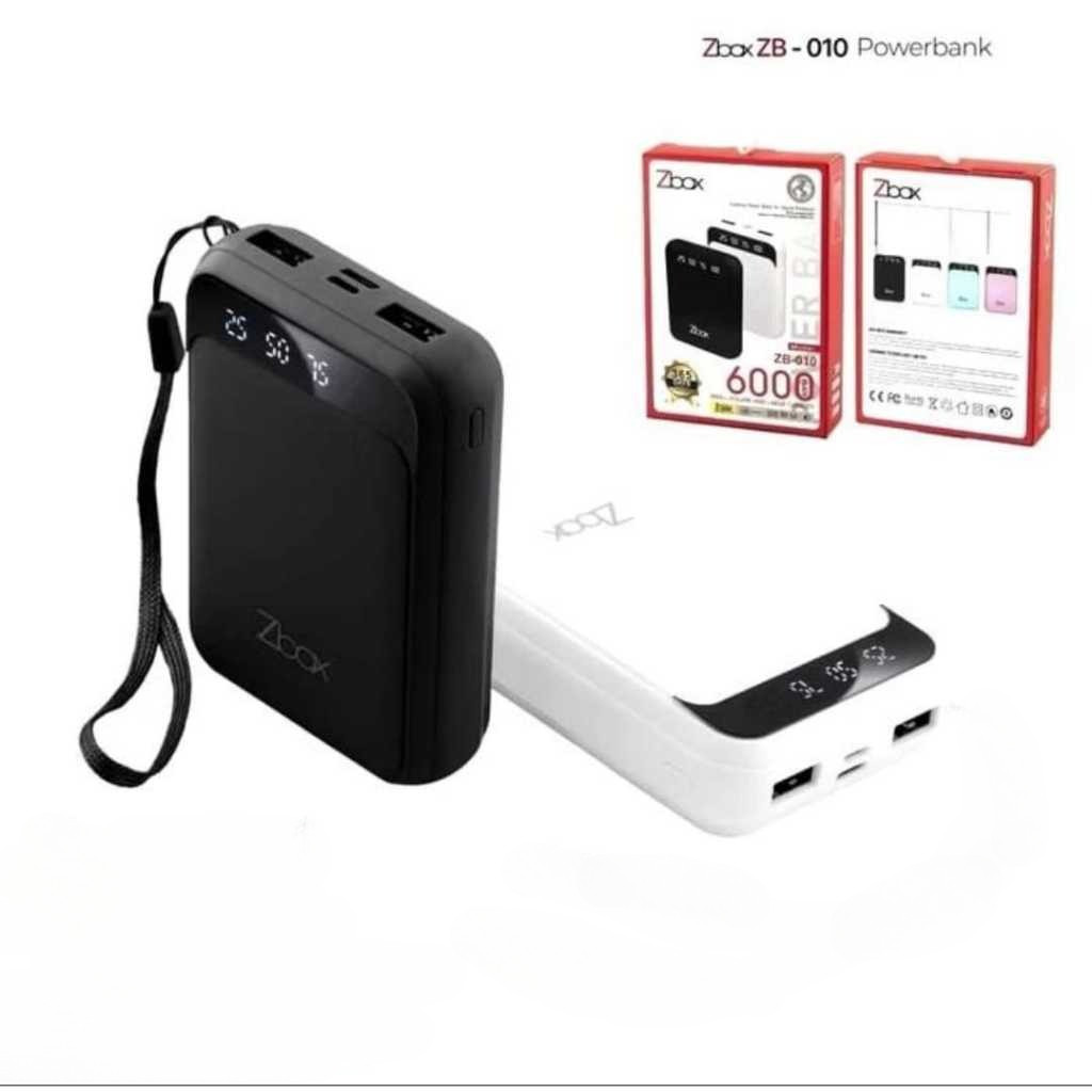 PB Zbox ZB-010 Power Bank 6000 mAh Power Bank Zbox ZB010