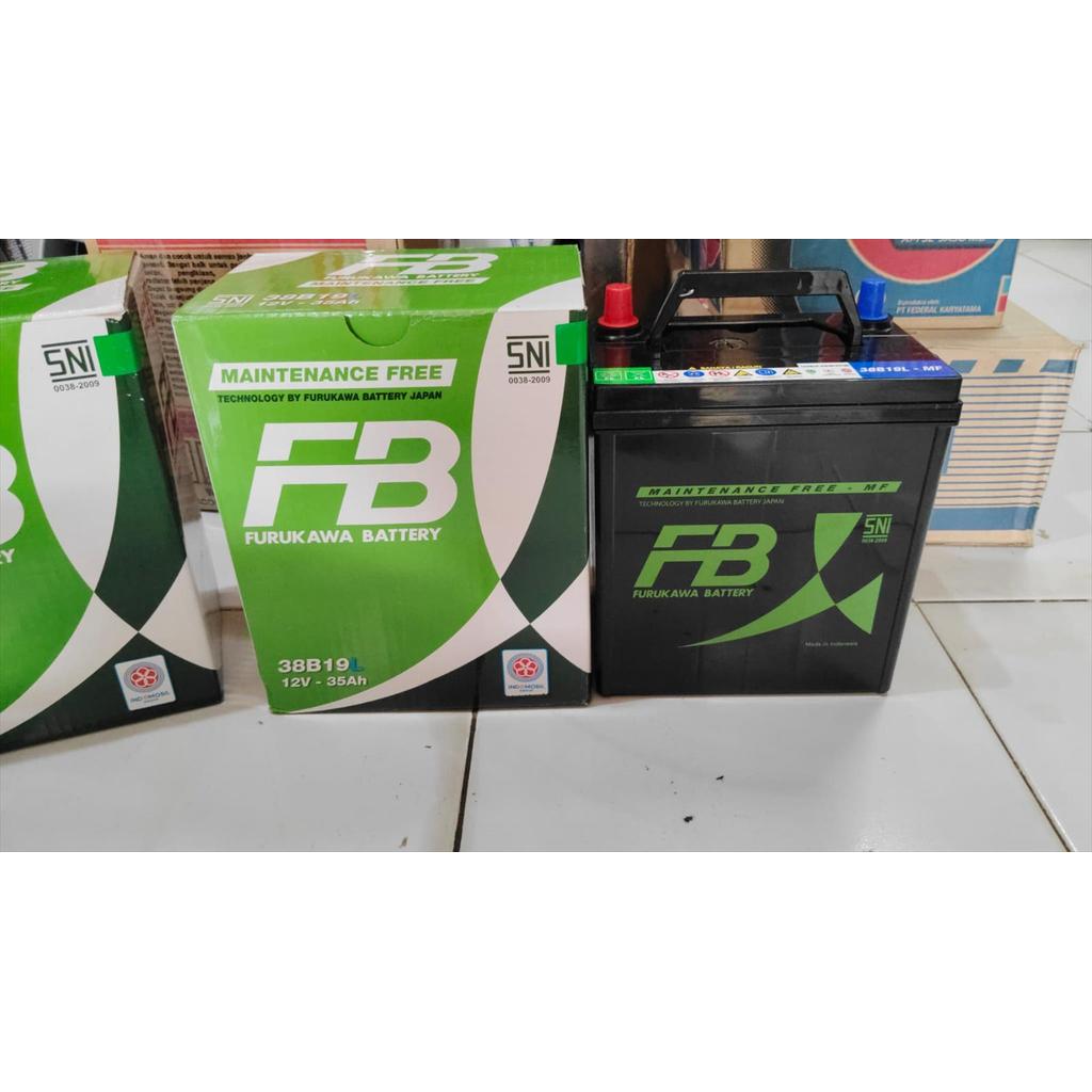 Aki Kering Furukawa Battery FB Mobil MF NS40ZL 38B19L 35Ah Agya Jazz