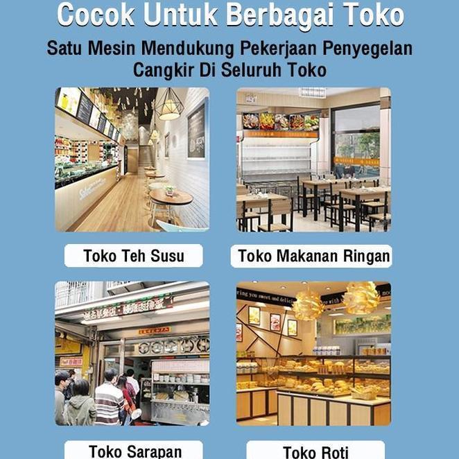 PROMO Reaim Cup Sealer Mesin Press Gelas 8Oz 20Oz Mesin Sealing Plastik Press Cup Sealer Menggunakan