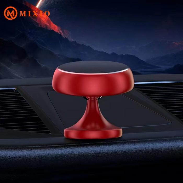 MIXIO Car Magnet Phone Holder Universal|Magnetic Air Vent / Dashboard - QC-05 RED