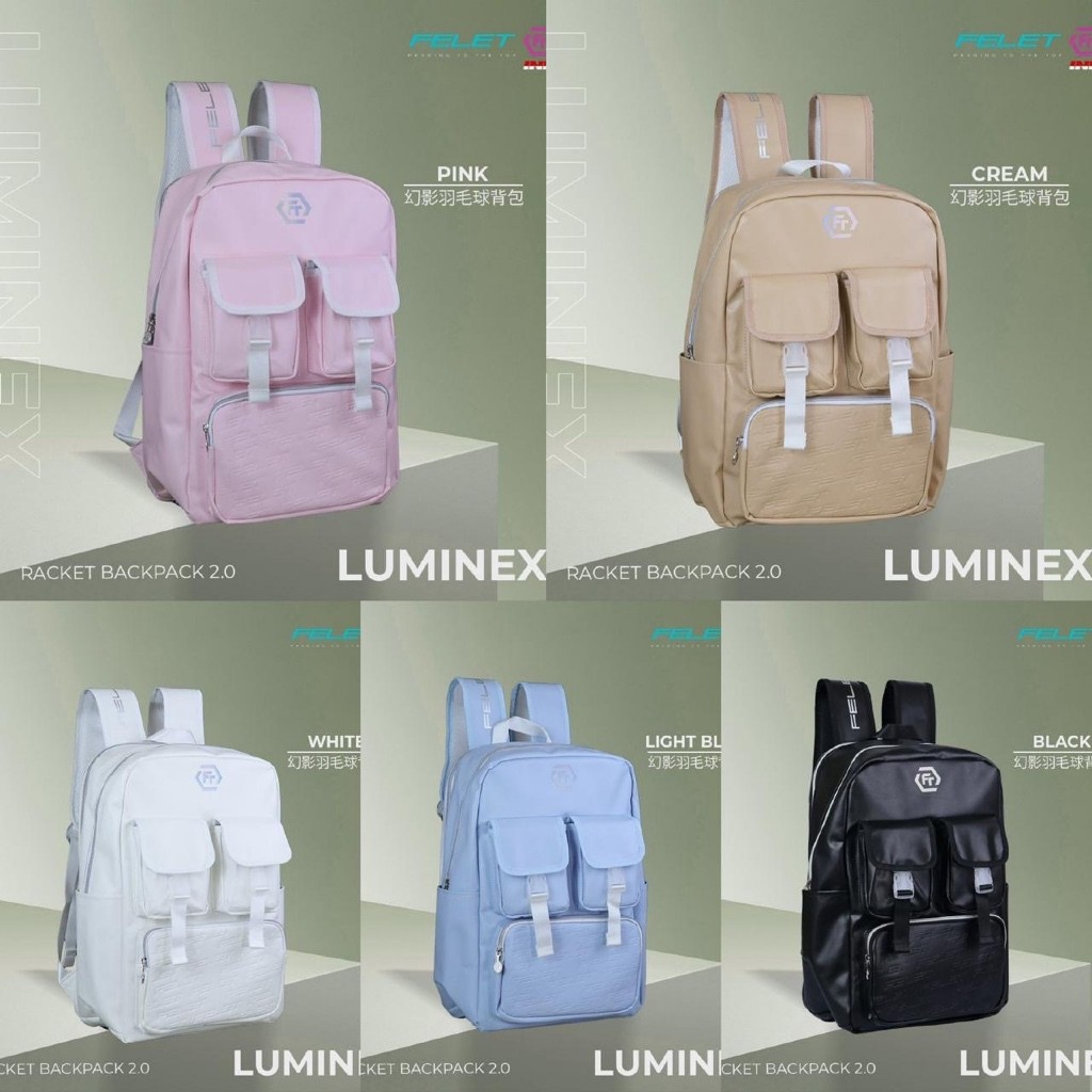Tas Ransel Badminton FELET LUMINEX BACKPACK 100% ORIGINAL FELET