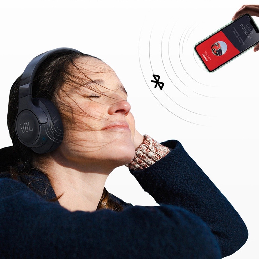 TERBARU JBL TUNE 700BT T700 Headphone Nirkabel dengan Suara Purebass, Headset Stereo Ekstra