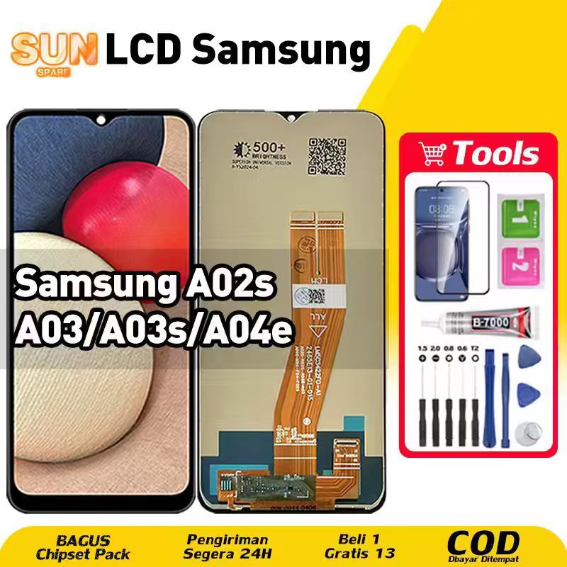 LCD For SAMSUNG A02S / SAMSUNG A03 LCD SAMSUNG A03S / SAMSUNG A04E Fullset HP Touchscreen untuk