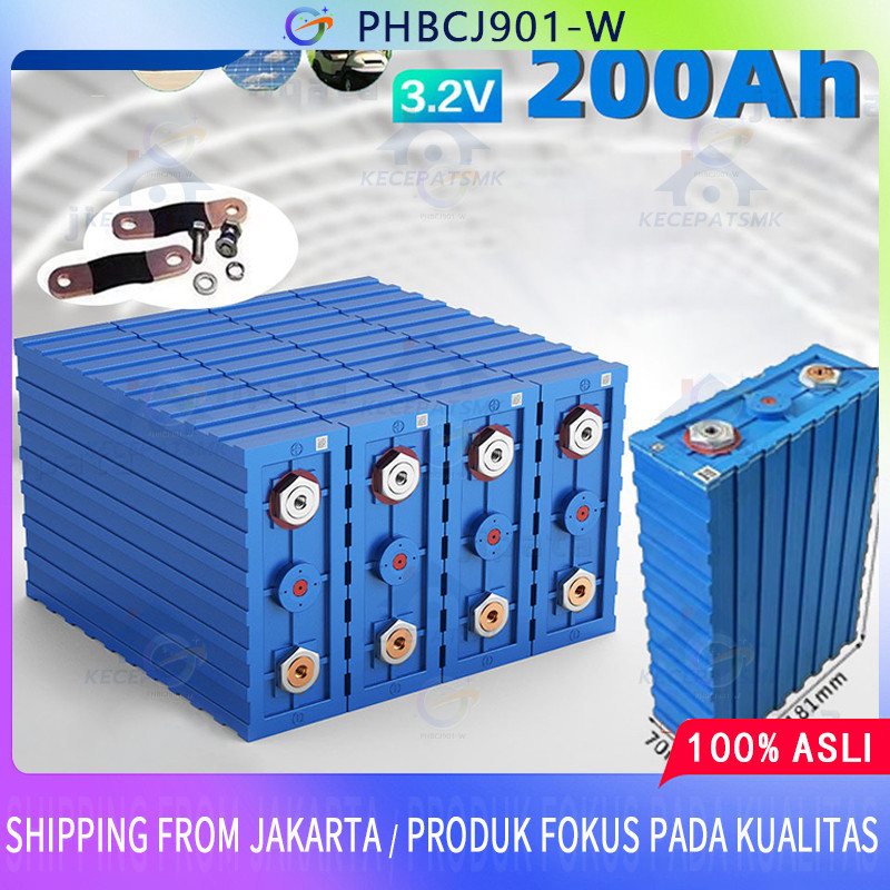 200Ah CATL/BYD Baru Lifepo4 Baterai 3.2V 200Ah Lifepo4 Baterai Cell Lithium Iron Phosphate Deep Cycl