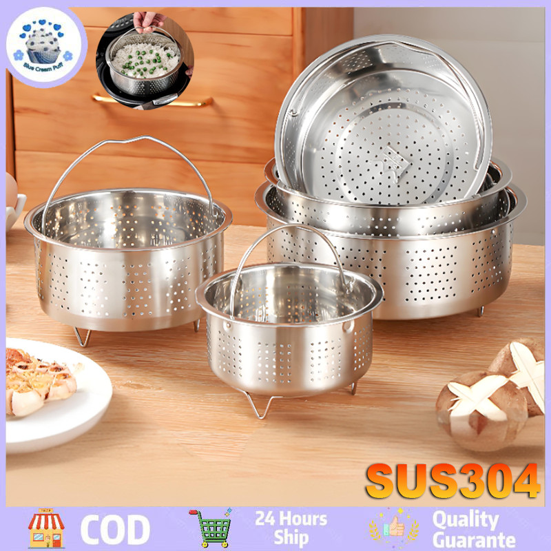 Tatakan Kukusan Nasi Stainless Steel Tebal/Keranjang Kukusan/304 Keranjang Kukus Stainless Steel/Unt