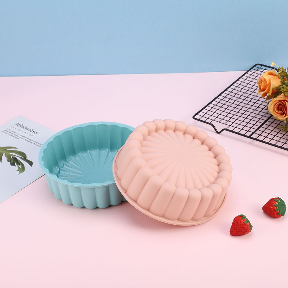 Cetakan Kue Silicone Serbaguna Aman untuk Oven - Puding, Kue, Roti Panggang