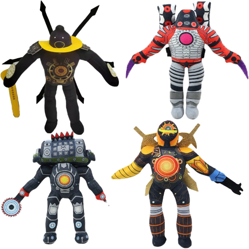 Skibidi Toilet Plush Toy Upgrade Titan TV Toy Skibidi Dop Speakerman Cameraman TV Man Titans Camcord